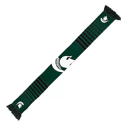 Michigan State Spartans Scarf Knit Winter Neck NEW NCAA - Big Logo - Team Colors • $16.16