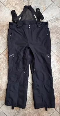 Men's SPYDER Gore-Tex Insulated Ski Pants XL Short Black • $165