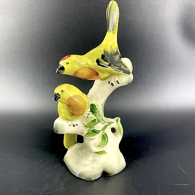 Vtg Maddux Ceramic Birds On Branch Figurine California Studio Art Pottery • $18.99