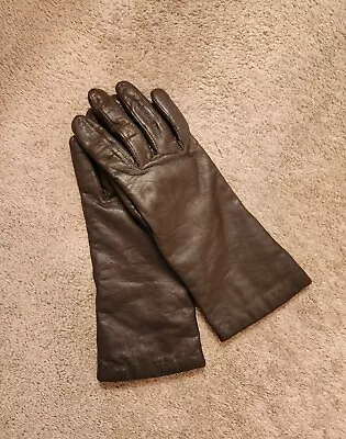 Women's Vintage Lined Leather Gloves Size 7.5 • $10