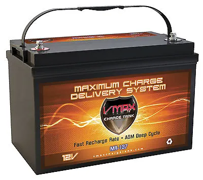 VMAX MR137 12V AGM Battery For Motorguide Freshwater Bow Mount Trolling Motor • $279.93