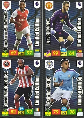 Panini Premier League Adrenalyn XL 2019/20 2019 2020 -  Limited Edition Cards • £2