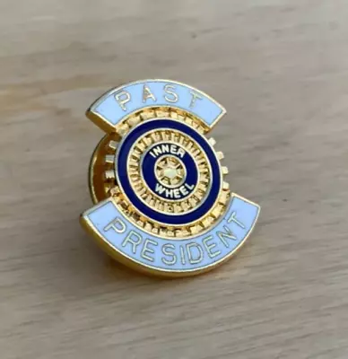 Vintage Rotary Club Inner Wheel Past President Pin Badge Memorabilia Collectable • $6.20