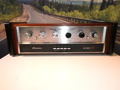 Pre Amplifier Stereo Crown IC 150 Precision Vintage Custom Wood Cabinet USA HB • $735.99