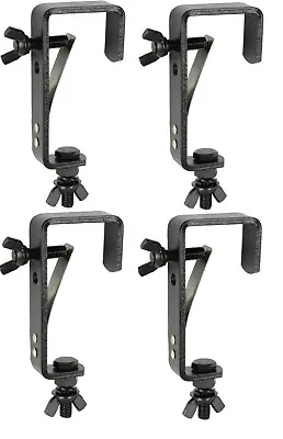 4x Steel Hook / Clamp / Bracket 50mm Fr Mounting Disco DJ Stage Theatre Lighting • £23.99