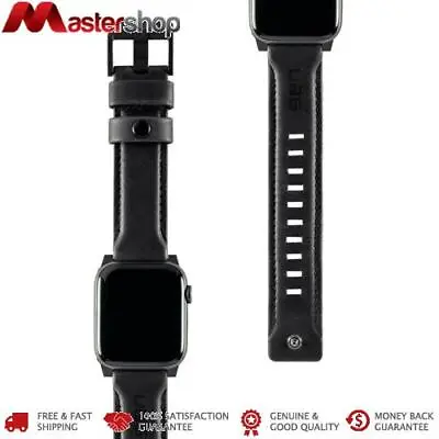 $80.95 • Buy UAG Apple Watch Leather Range Strap 44 / 42mm - Black