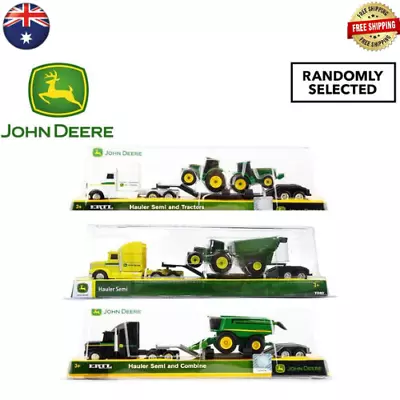 John Deere 1:64 Hauler Semi & Tractor Vehicle Model Kids Toy Randomly Selected* • $26.79