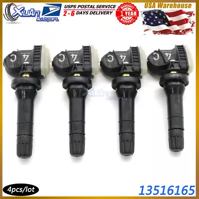 13516165 For GM GMC CT4 Chevy Silverado 433Mhz NEW 4x Tire Pressure Sensor TPMS  • $71.02