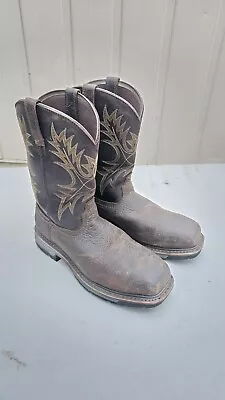 Mens Ariat Composite Toe Work Boots 10017420 Size 11 D • $19