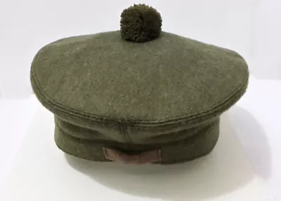 Scottish Tam O Shanter Hat Military Bonnet Beret Balmoral Army Cap Scott's Hat • £35.99