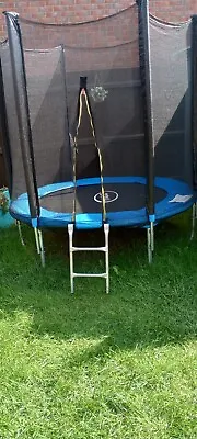 £25 • Buy Heavy Duty 6FT  Outdoor Trampoline With Net Spring Cover Ladder FREE Space Hoppe