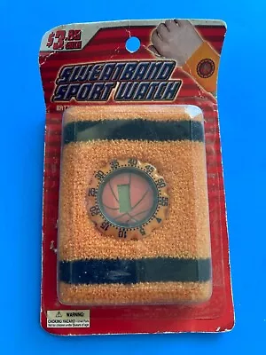 Vintage Nos Sweatband Sport Watch Vtg Lcd Digital Rare Jock Basketball Unisex • $14.99