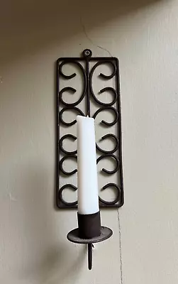 Wall Hung Candle Holder Metal Hanging Candlestick Sconce • £4.99