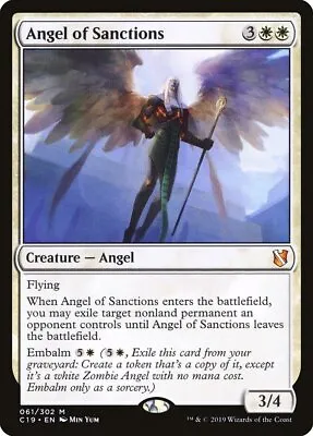 Angel Of Sanctions [Commander 2019] Magic MTG • $1.56
