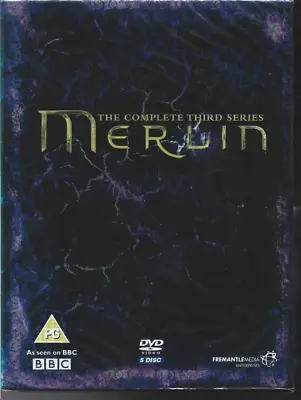 £6.98 • Buy Merlin The Complete Third Series (2011) Region 2...5-Disc DVD Set...NEW & SEALED