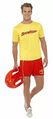 Smiffys Officially Licensed Baywatch Mens Beach Costume • £22.87