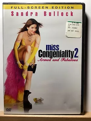 Miss Congeniality 2: Armed And Fabulous (DVD 2005 Full Frame) Sandra Bullock • $5.95