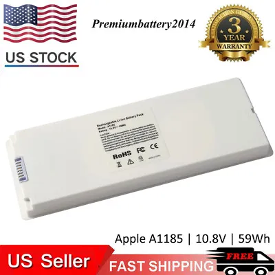 59Wh Battery For Apple MacBook 13  2006 2007 2008 2009 A1185 A1181 MA561 MA699 • $21.95