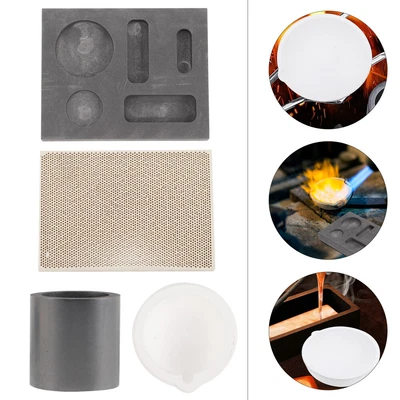£48.21 • Buy Graphite Crucible Mold Jewelry Soldering Kit Alloy Jewelry Gold