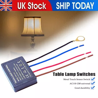 3 Way Touch Light Lamp Dimmer Switch Control Module Sensor Incandescent 220V • £6.67