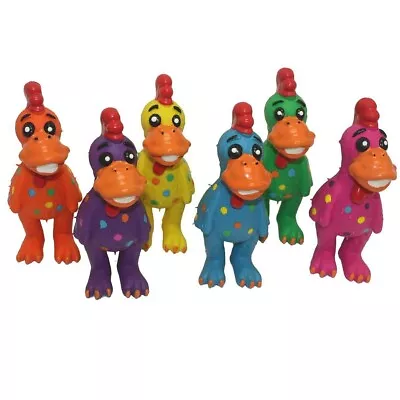 Multipet Assorted Globkens Latex Chicken Dog Toy 5.5 In (Each Sold Separately) • $7.49