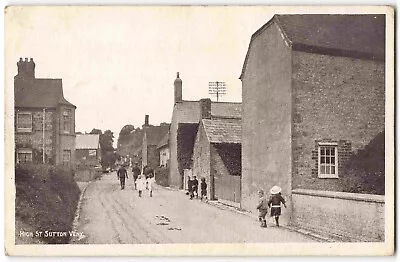 Sutton Veny High Street Nr Warminster Wiltshire - Early Postcard L21 • £3.70