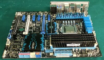 £125 • Buy Asus P8Z77-V Deluxe LGA 1155 Motherboard + Intel I7-3770K 3.50 GHz CPU 32GB Memo