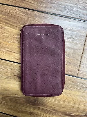 Jack Wills Purple Plum Aubergine Zip Purse • £6