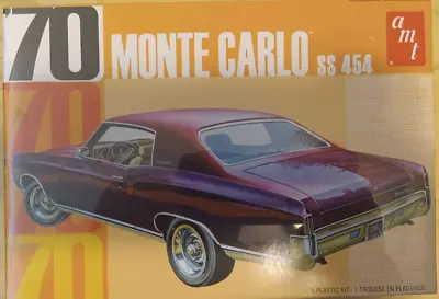 AMT 1970 Monte Carlo SS 454 1:25 Scale Plastic Model Kit • $31.99