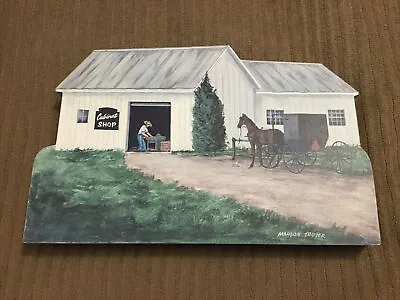 $14.95 • Buy Amish Farm Series IV Cabinet Shop Wooden Shelf Sitter Idea Works Mahlon Troyer