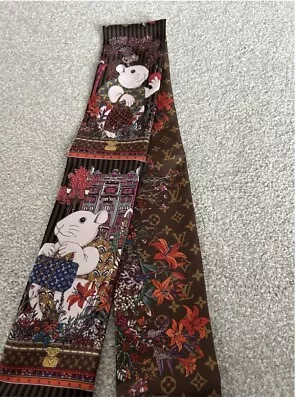 Louis Vuitton Bandeau Rat Lunar New Year Scarf • £160