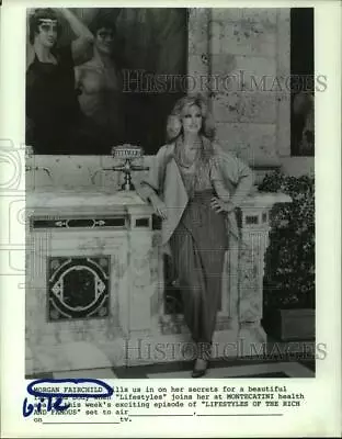 1984 Press Photo Morgan Fairchild Appears In  Lifestyles Of The Rich And Famous  • $19.99