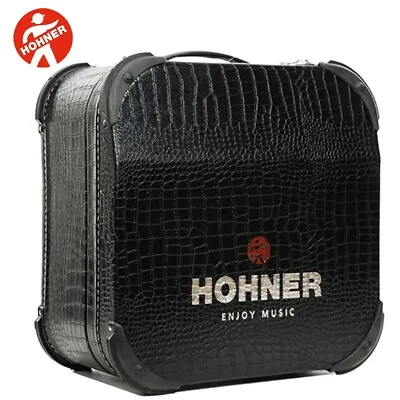 Hohner 12X-DX Deluxe Accordion Hard Case For Panther Compadre Corona - Black • $159