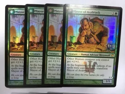 Mayor Of Avabruck FOIL X4 NM English MTG DCI PROMO Magic Mtg The Gathering • $49.92