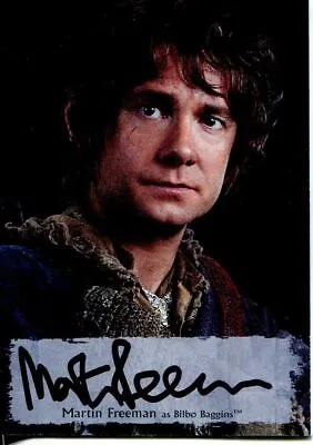 Hobbit Battle Of 5 Armies Poster Autograph Card MF-P Martin Freeman As Bilbo • $378.87
