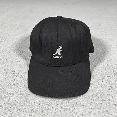 Kangol Hat Baseball Cap Flex Fit Black Small/Medium Fitted Stretch Wool • $14.77