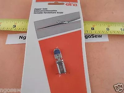 Genuine ZIPPER FOOT Left / Right #494470-20 ELNA 8000 9000 DIVA • $15.95