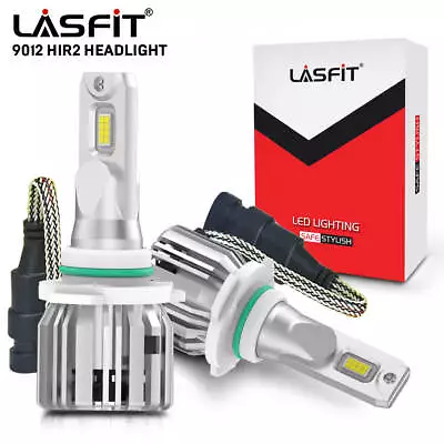 LASFIT 9012 HIR2 LED Headlight Bulb 6000K Xenon White High LOW Beam Bright White • $34.99