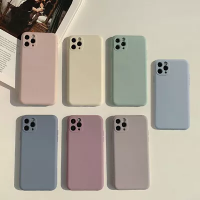 For OPPO A57S A39 A83 A79 A75 A59S Liquid Silicone Soft Solid Color Phone Case • $7.69