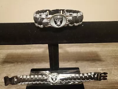 Las Vegas Raiders NFL Paracord Bracelet • $10