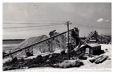 Postcard Drummond Dolomite Quarry Drummond Island Michigan RPPC A0240 • $11.65