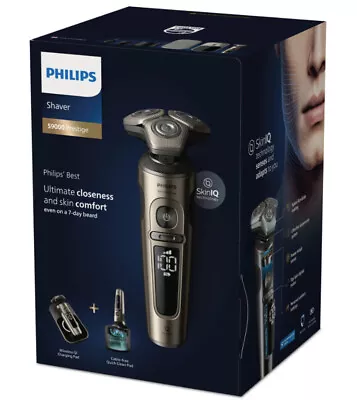 $589 • Buy Philips Series 9000 Prestige SkinIQ SP9883/35 Electric Shaver Refresh Wet & Dry