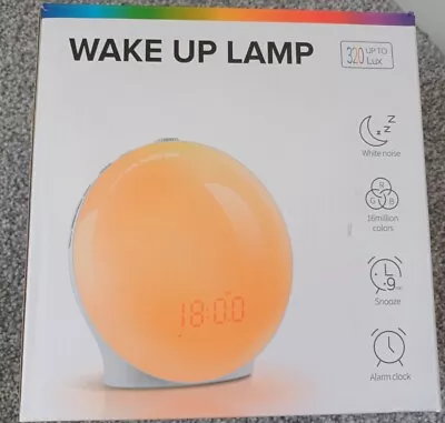 Sunrise Alarm Clocks Wake Up Light Sunrise Sunset Simulation Dual Alarms... • £18.99