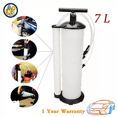 $47.17 • Buy Manual 7 Liter Oil Fluid Changer Vacuum Extractor Pump Transfer Tank Remover 7L