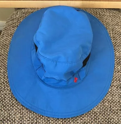 Columbia Titanium Omni Shad Waterproof Breathable Blue Bucket Hat 0/S Sun Shade • $6