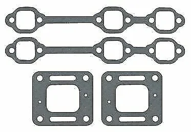 Exhaust Gasket Manifold Mercruiser 4.3 L Riser Block V6 Elbow Kit Set Gaskets • $29.95