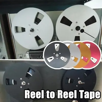7Inch Metal Reel For ReeltoReel Tape Recording Empty Plate • £24.38