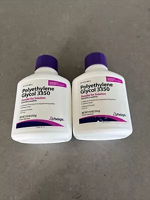 2 Pk Padagis Polyethylene Glycol 3350 Powder 17.9oz Ea Compare To MiraLAX | READ • $24.95
