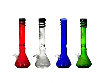 $60 • Buy 16  Blown Heavy Thick Glass Glow In Dark Bongs Water Pipe Smoking Hookah14mmBowl