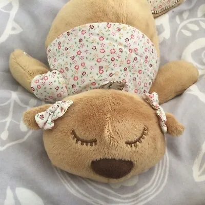 Mamas & Papas Sleepyheads Tan Floral Puppy Dog Soft Cuddly Baby Toy  • £14.99